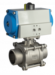 Pneumatischer Schwenkantrieb mit Edelstahlarmatur Typ: PKM-55A